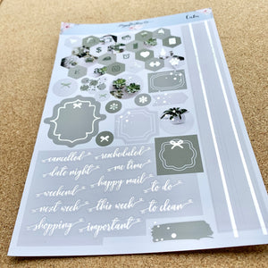 Calm with Silver Foil