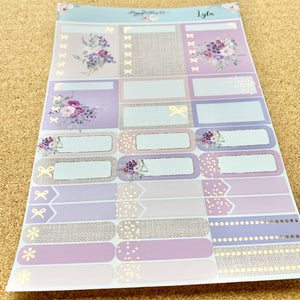 Lyla Monthly for Erin Condren with Light Gold or Rose Gold Foil
