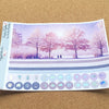 Winter Wishes Monthly for Erin Condren with Silver Holographic Foil