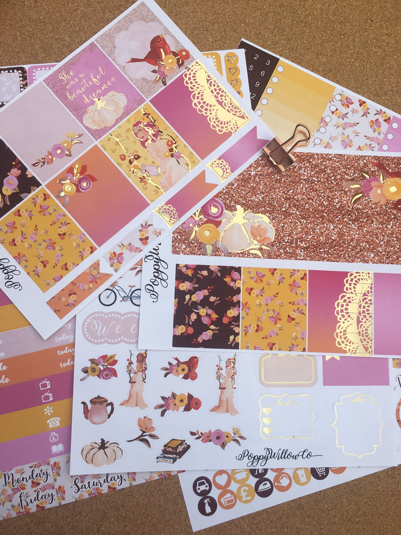 Enchanted for Erin Condren with Gold Foil