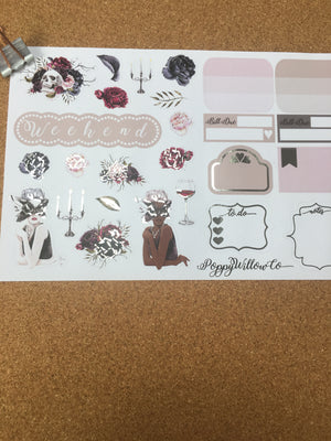 Fatale for Happy Planner with Silver Foil