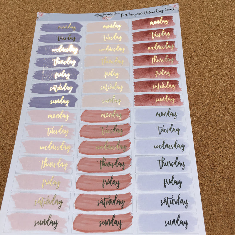 Fall Fairytale Deluxe Day Covers