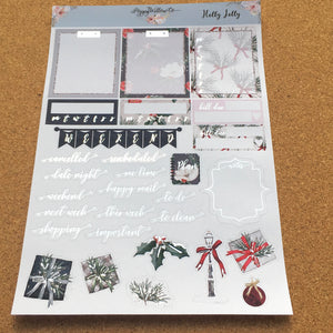 Holly Jolly with Silver Foil