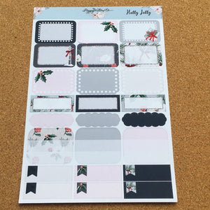 Holly Jolly with Silver Foil