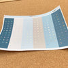 Foiled Deluxe Number Dots- Choice of Colourway and Foil