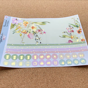 Narcissus Monthly for Erin Condren with Gold Foil