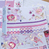 Delicate Flowers 2 Monthly for Erin Condren with Light Gold Foil